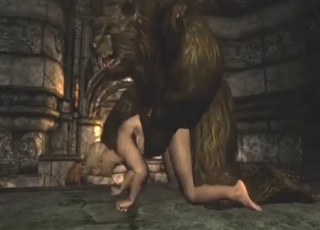 Some monster fucks a kinky dude in a taboo vid