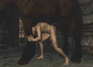 Some monster fucks a kinky dude in a taboo vid