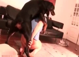 Torrid babe is banging hard with a insane doggie