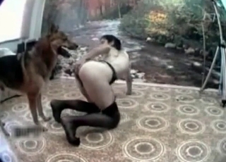 Naughtiest mutt and skinny slim zoophile