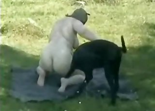 Chubby hooker and her doggy have good fuck