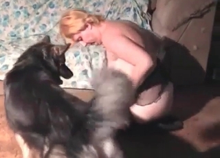 Doggy loves monstrous host and bestiality sex