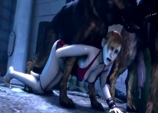 3D animated flick where a mutt is having fun with a redhead