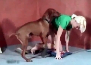 Bleached hoe and nasty doggy