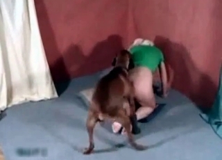 Bleached hoe and nasty doggy