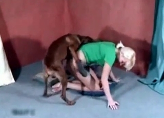 Bleached hoe and nasty doggy