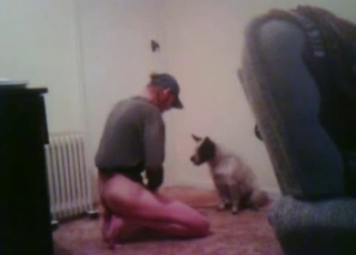 Ultra-kinky zoophile assaults his doggo