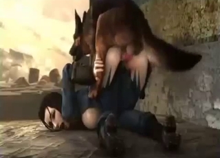 Extraordinary rear end style bestiality in 3 dimensional