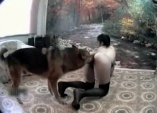 Naughtiest mutt and skinny slim zoophile