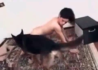 Perfectly hot nymph in impressive mutt bestiality