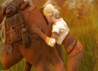 Hardcore 3D rimjob provided by a slender blonde