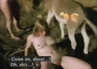 Donkey-fucking girl is going to moan pretty loud