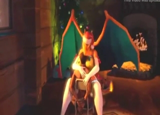 Zoo porn movie with a dragon getting off