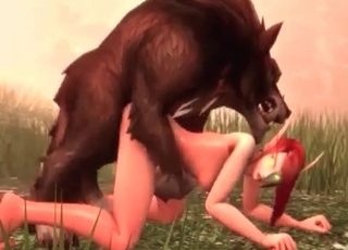 3D wolf fucking a luxurious coochie
