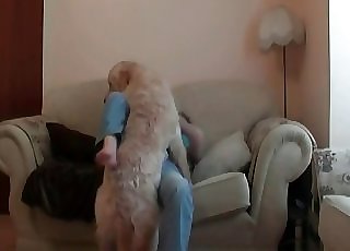 Sweet juicy cootchie licked by a doggy