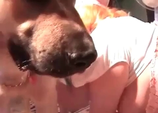 Amazing sex session for a insatiable retriever