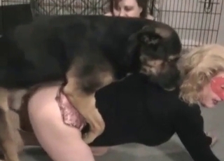 Doggy is getting in the awesome threesome