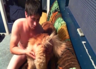 He's gonna rape his dog, big time
