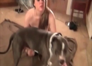 Super-naughty bitch enjoys her nice rear end