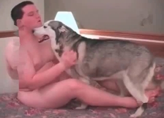 Crazy amateur zoophilia with a cutest northern rear end
