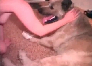 Intense action with a sexy-ass doggo